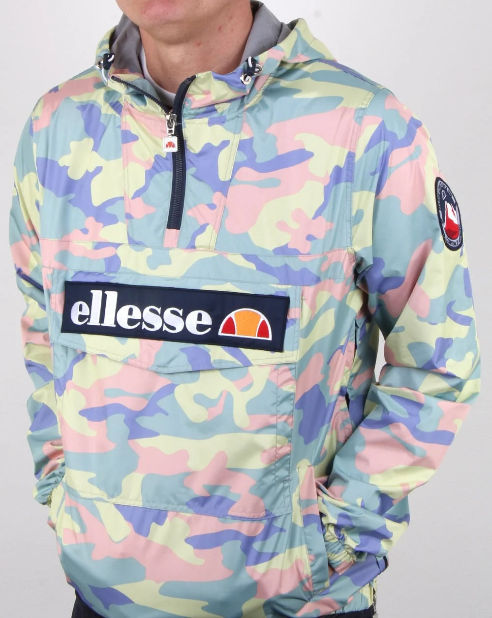 Ellesse Mont Lightweight Jacket Coloured Camo - Image 4