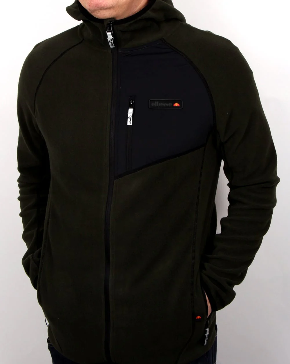 Ellesse Mont Outdoor Performance Hoody Khaki - Image 3