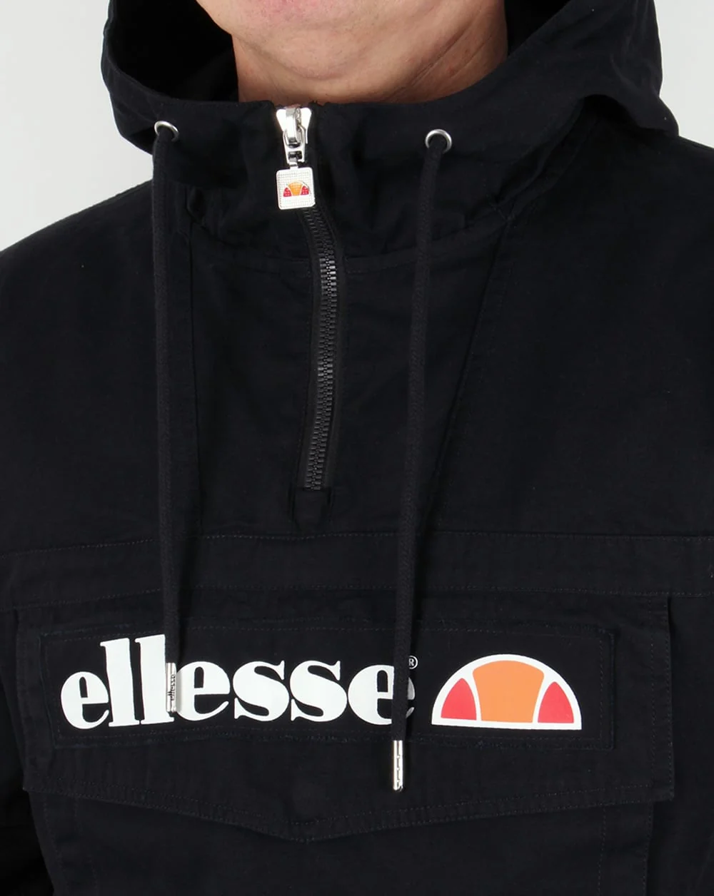 Ellesse Mont Quarter Zip Jacket Black - Image 3