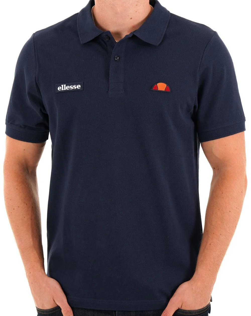 Ellesse Monvali Polo Shirt Navy - Image 3