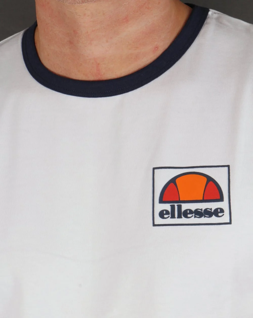 Ellesse New Ringer T-shirt White - Image 2