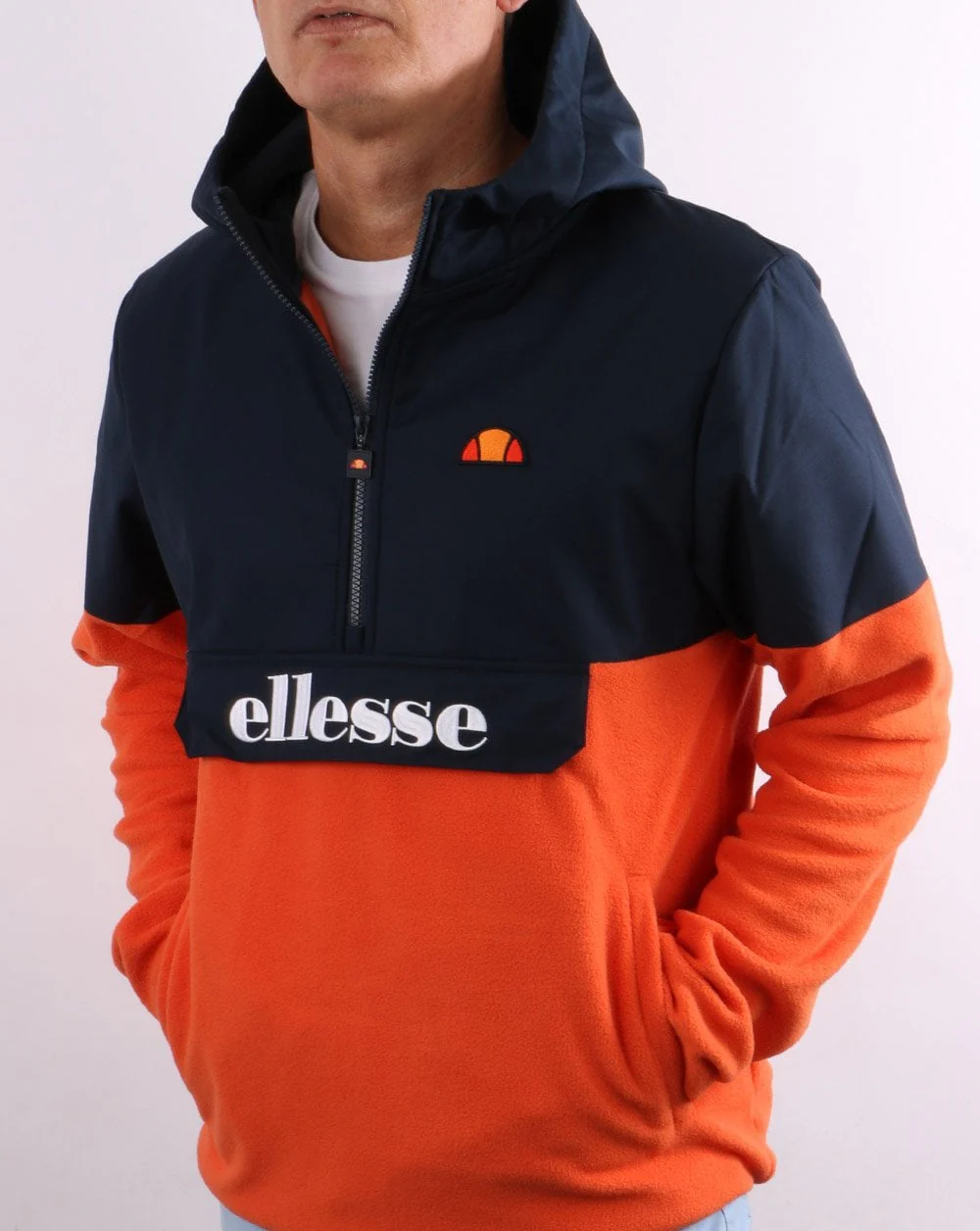 Ellesse Overhead Fleece Orange/Navy