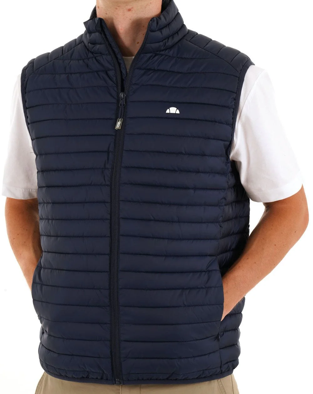 Ellesse Pal Padded Gilet Navy - Image 3