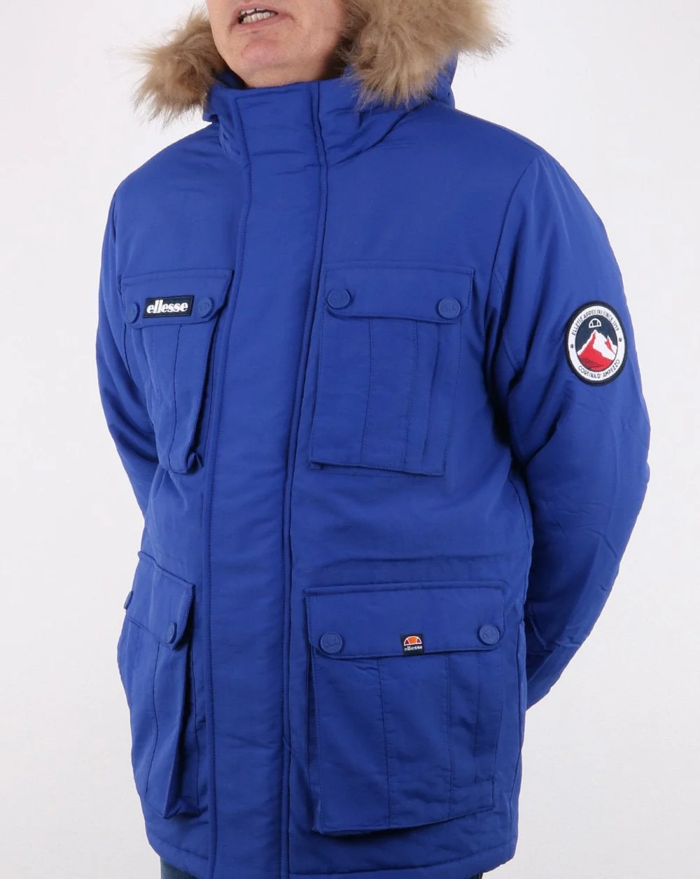 Ellesse Parka Royal Blue - Image 3