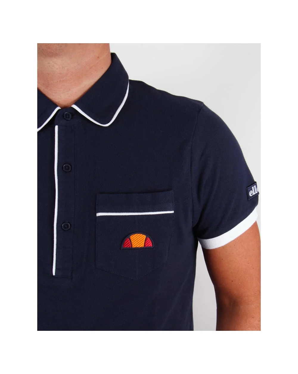 Ellesse Parma Polo Shirt Navy - Image 2