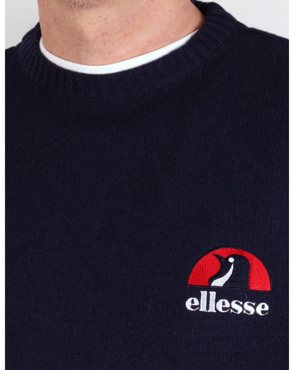 Ellesse Penguin Cervinia Jumper Navy - Image 2