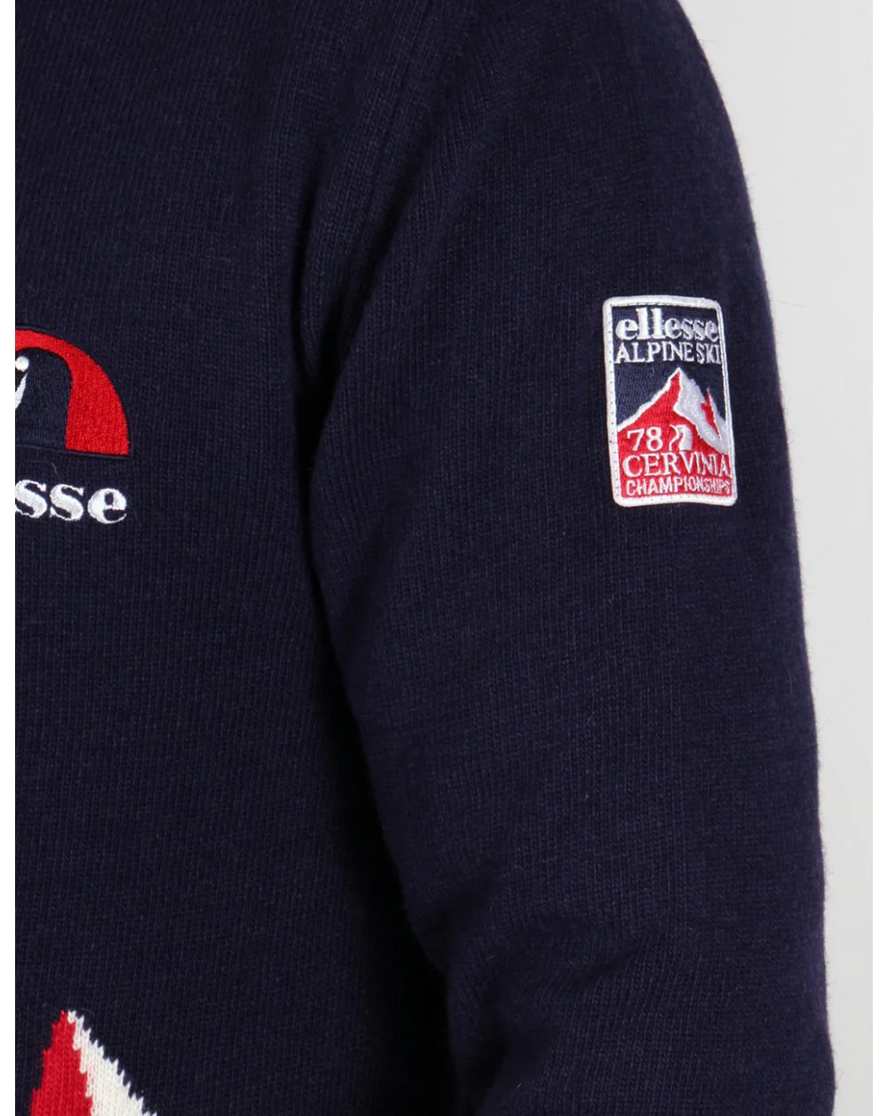 Ellesse Penguin Cervinia Jumper Navy - Image 3