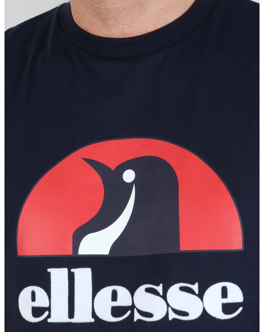 Ellesse Penguin Logo T-shirt Navy Blue - Image 2
