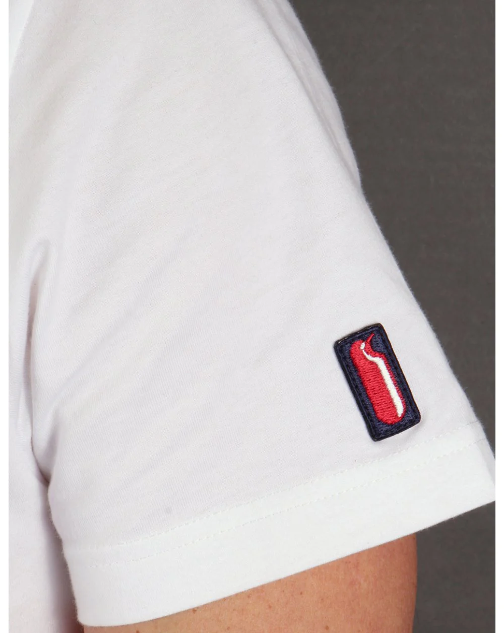 Ellesse Penguin Logo T-shirt White-Royal - Image 3