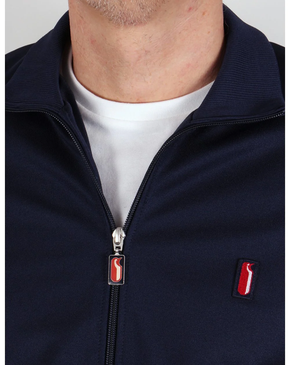 Ellesse Penguin Thoeni Track Top Navy Blue - Image 2