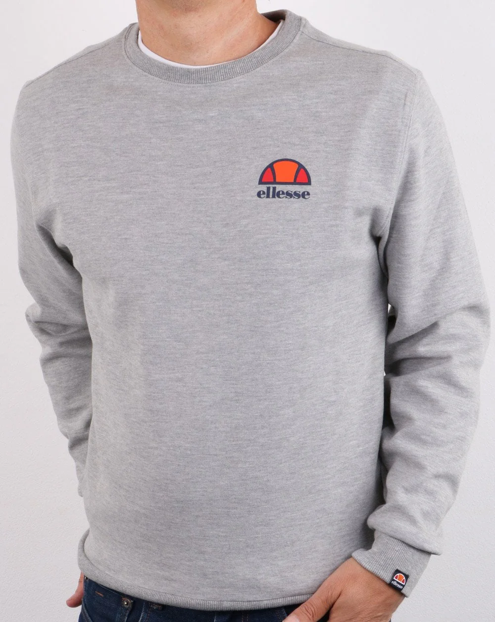 Ellesse Perth Sweatshirt Grey Marl - Image 2