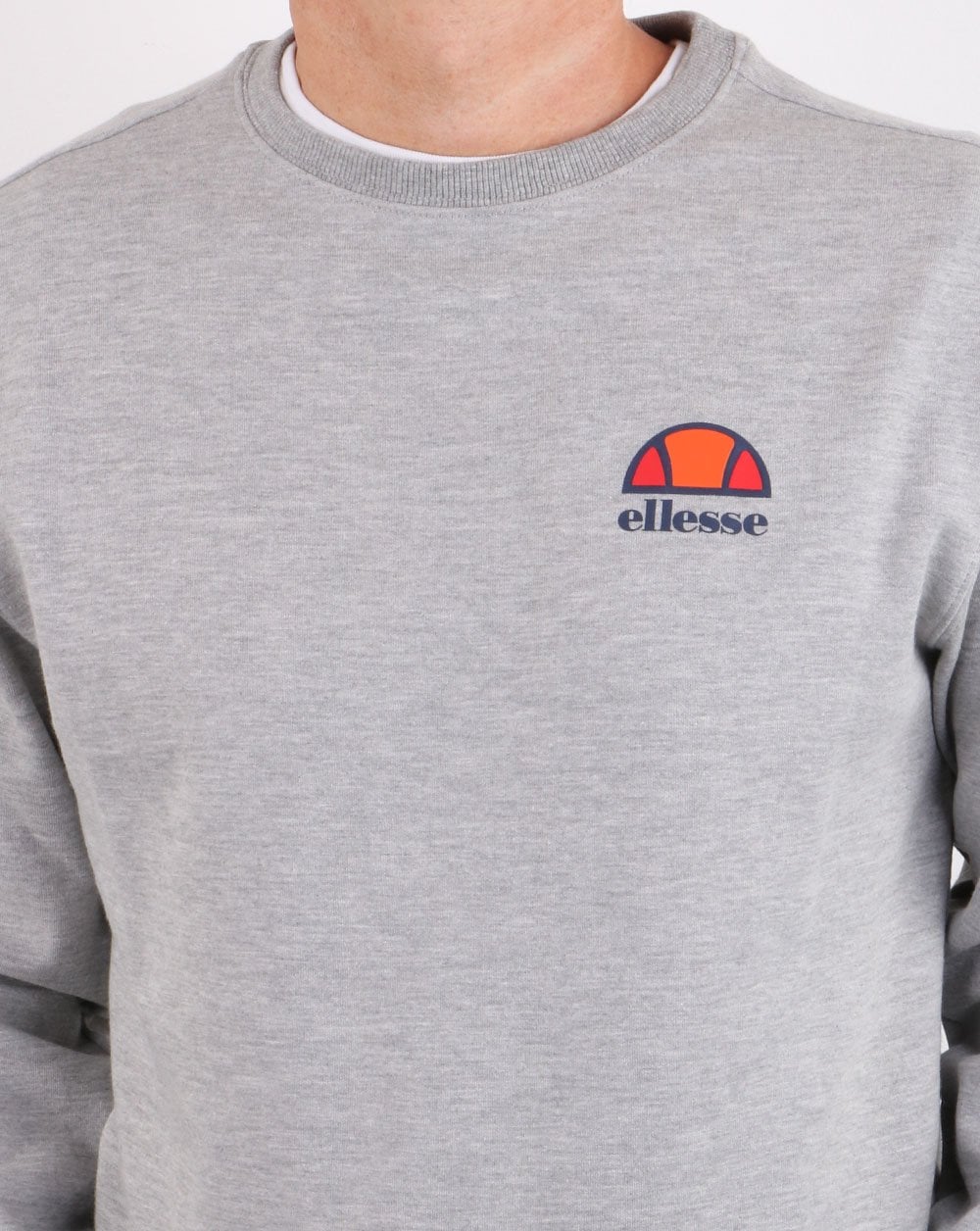 Ellesse Perth Sweatshirt Grey Marl - Image 4