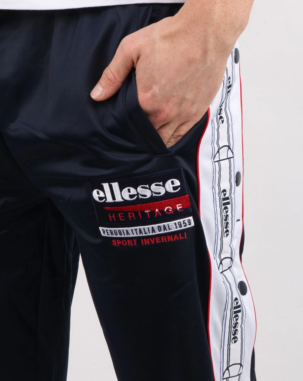 Ellesse Peugo Track Pants Navy - Image 2