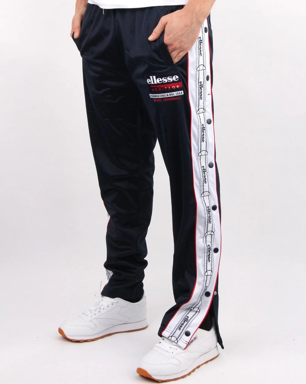 Ellesse Peugo Track Pants Navy - Image 4