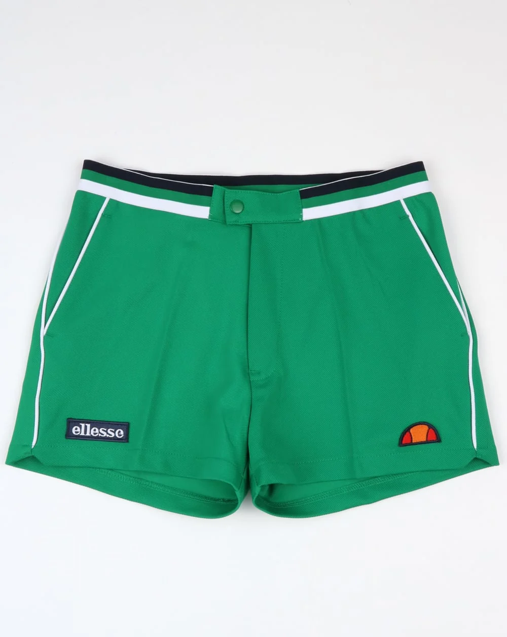 Ellesse Piped Tennis Style Shorts Green