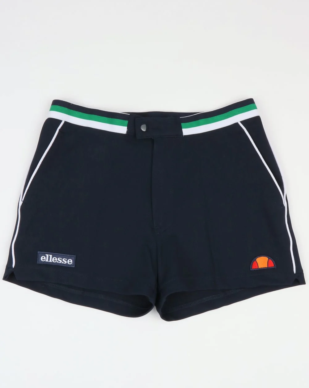 Ellesse Piped Tennis Style Shorts Navy