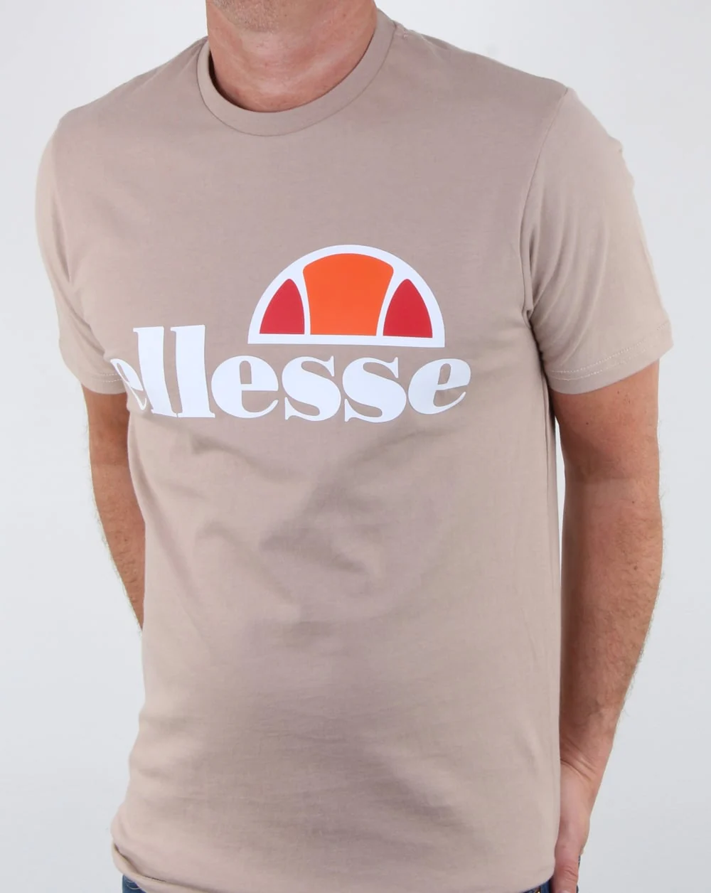 Ellesse Prado T Shirt Grey Stone - Image 3