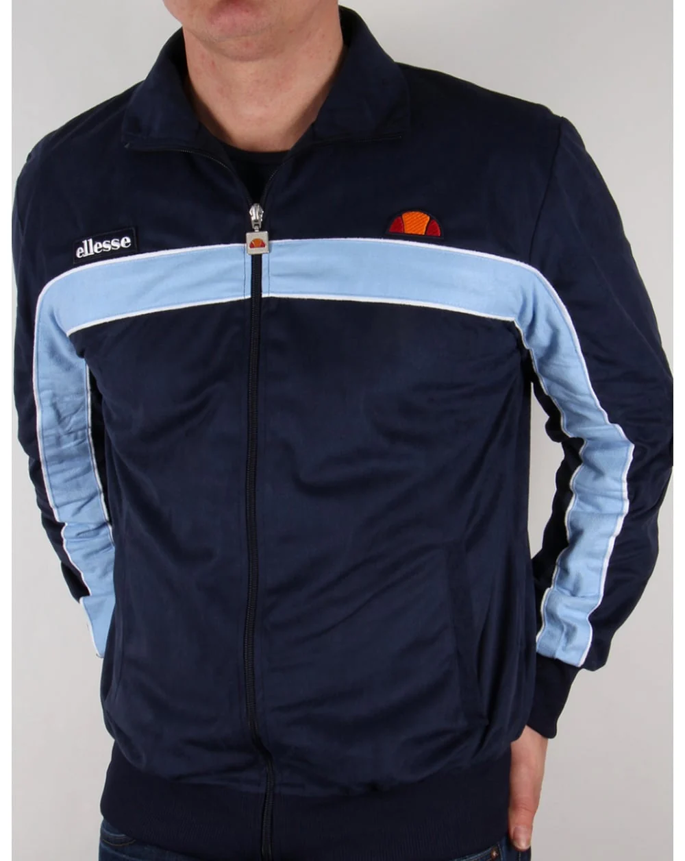 Ellesse Premium Track Top Navy/royal Blue - Image 2