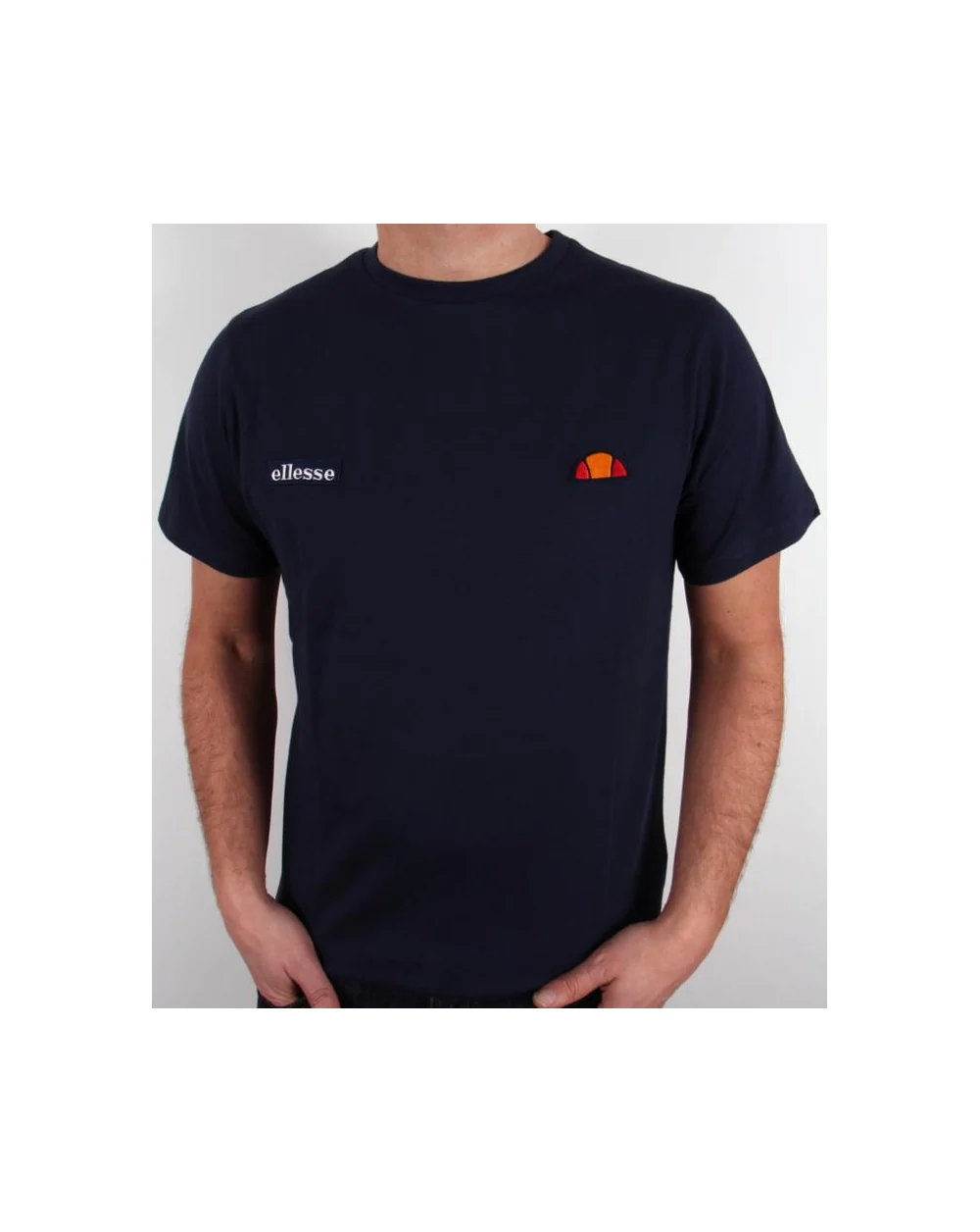 Ellesse Pro Dual Badge T-shirt Navy