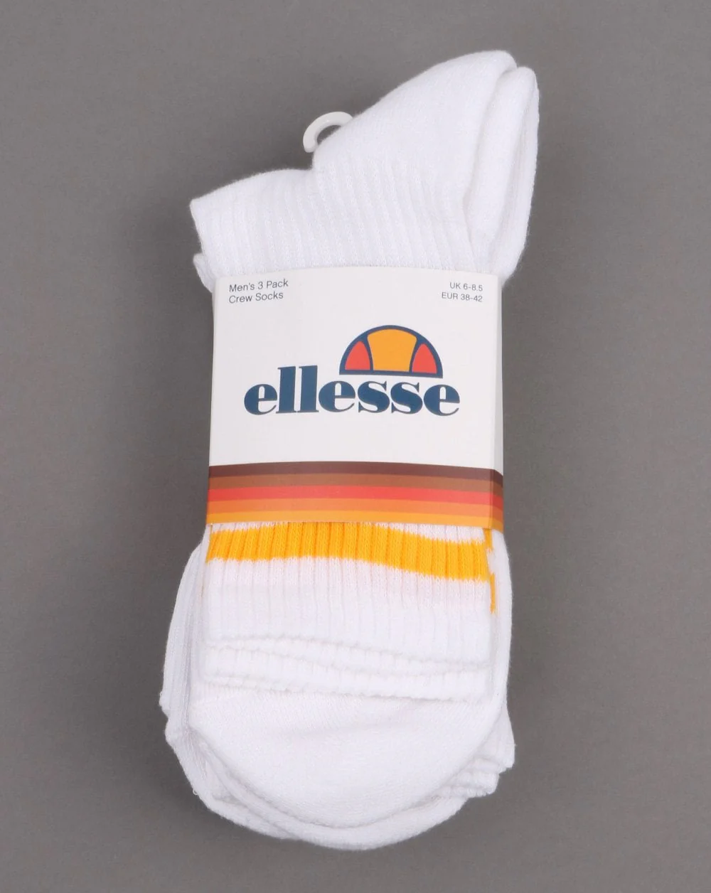 Ellesse Pullo 3 Pack Socks White/Multi