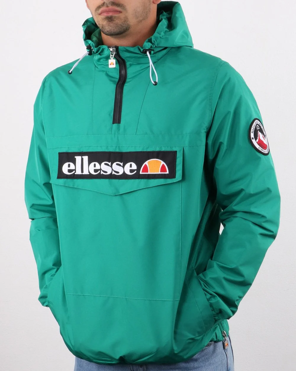 Ellesse Quarter Zip Jacket Green - Image 2
