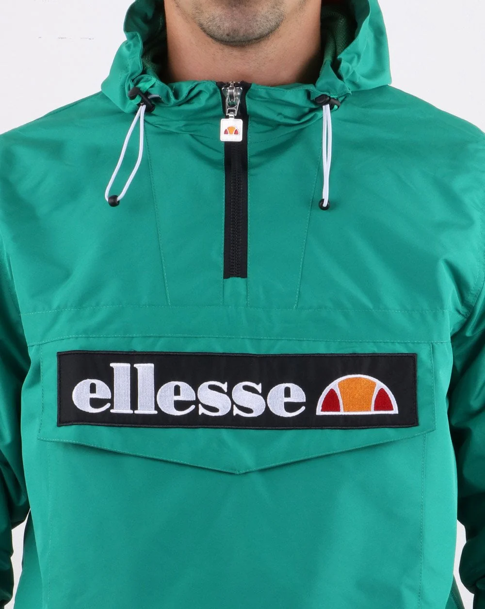 Ellesse Quarter Zip Jacket Green - Image 3