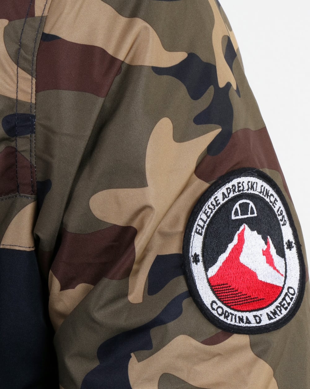 Ellesse Quarter Zip Overhead Jacket Camo - Image 3