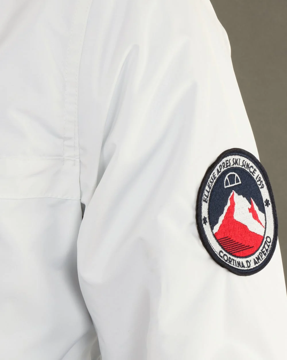 Ellesse Quarter Zip Overhead Jacket White - Image 4