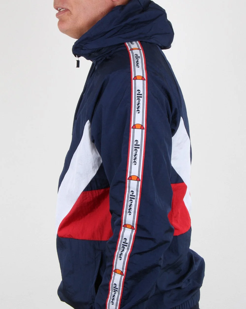 Ellesse Retro Shell Track Jacket Navy - Image 4