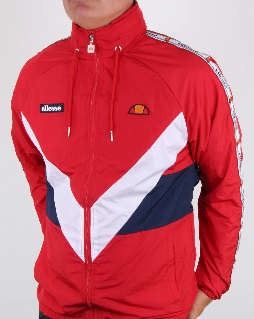Ellesse Retro Shell Track Jacket Red - Image 3