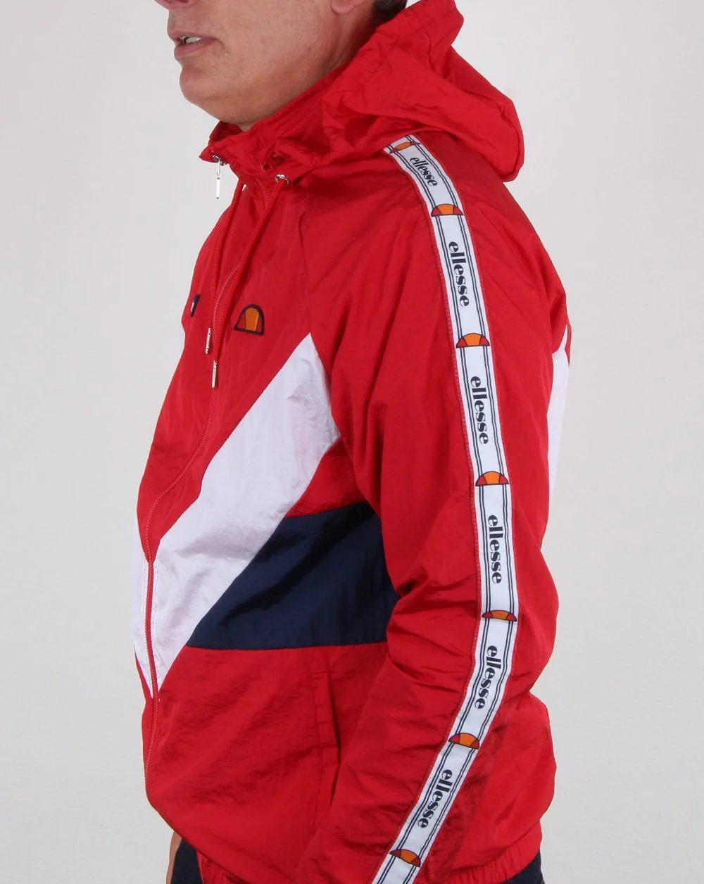 Ellesse Retro Shell Track Jacket Red - Image 4