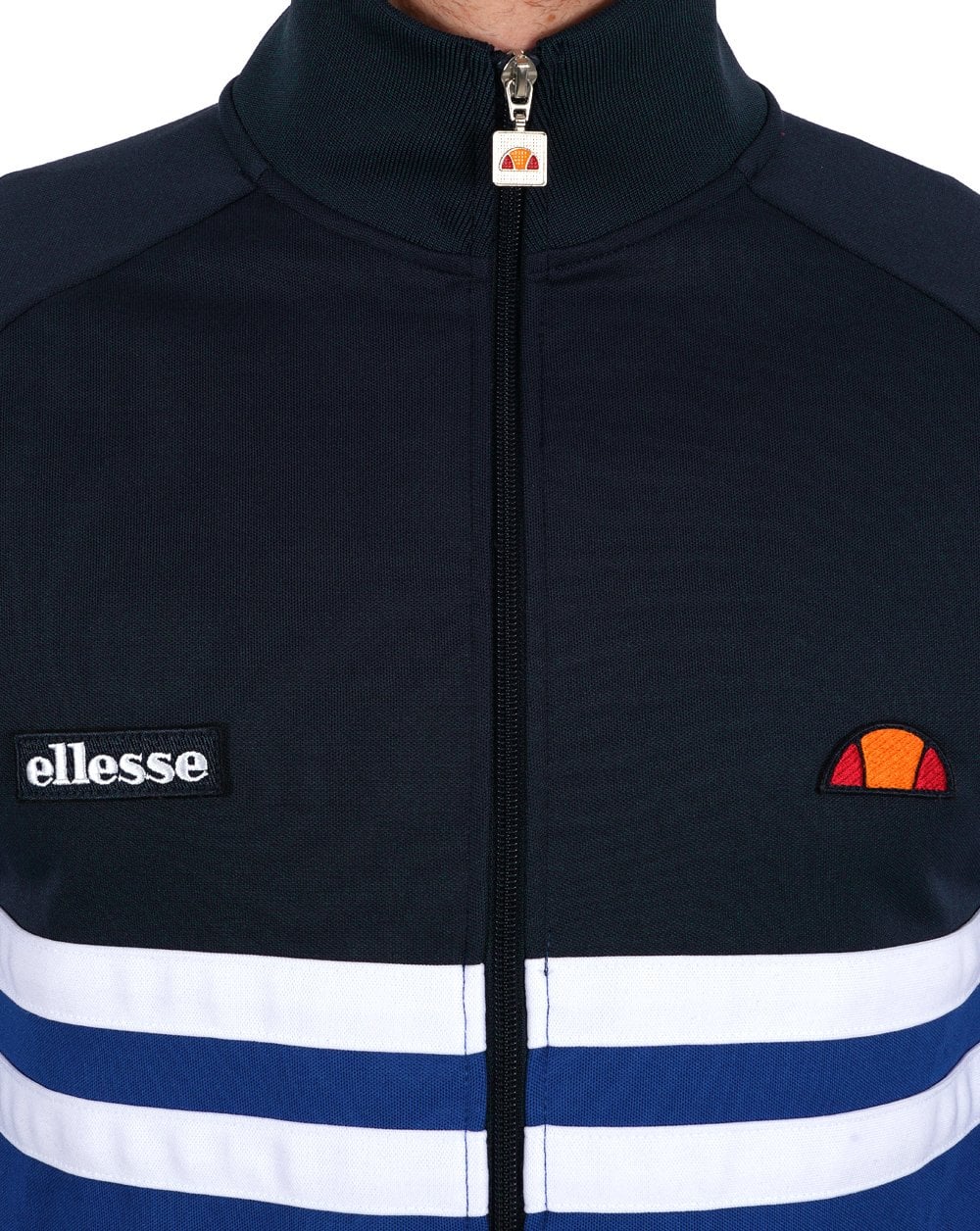 Ellesse Rimini Bex Track Top Navy Blue White - Image 2
