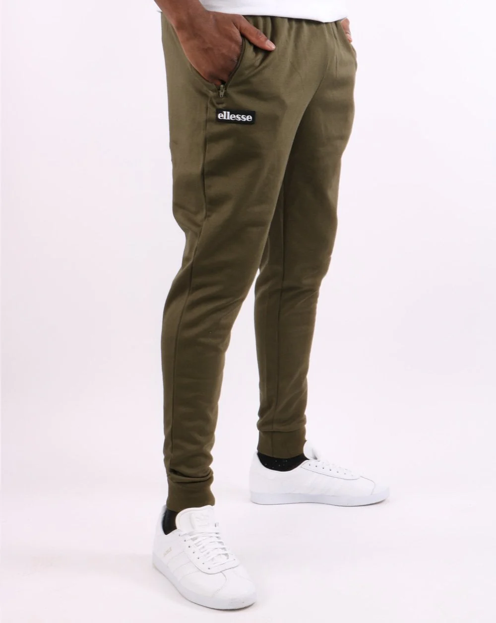 Ellesse Rimini Track Pants Khaki Green - Image 2