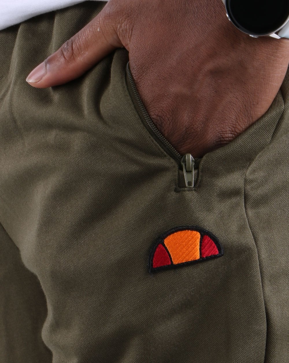 Ellesse Rimini Track Pants Khaki Green - Image 4