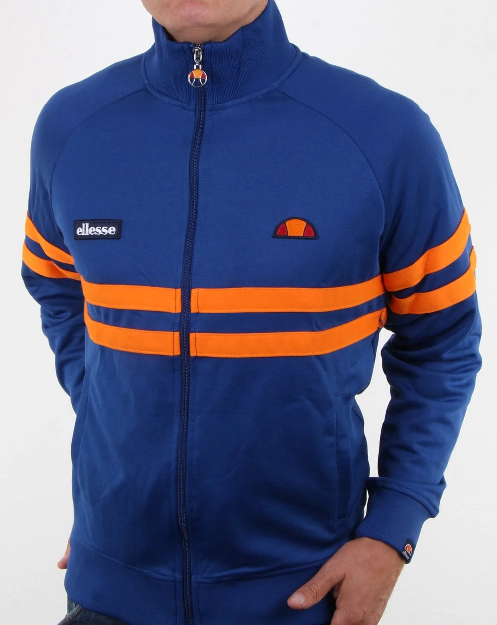 Ellesse Rimini Track Top Deep Royal/orange - Image 4