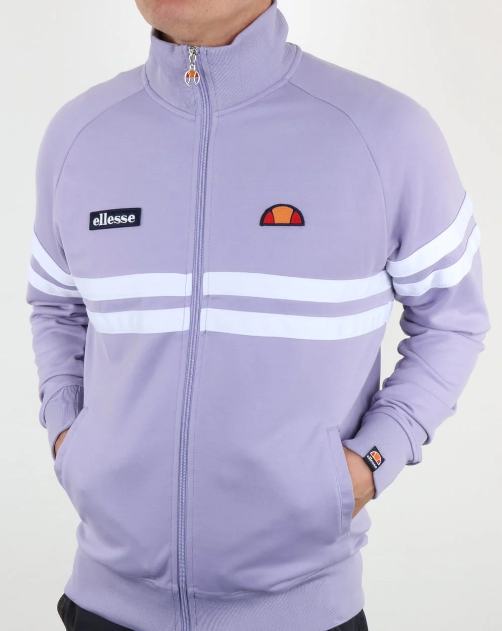 Ellesse Rimini Track Top Fresh Lilac - Image 3