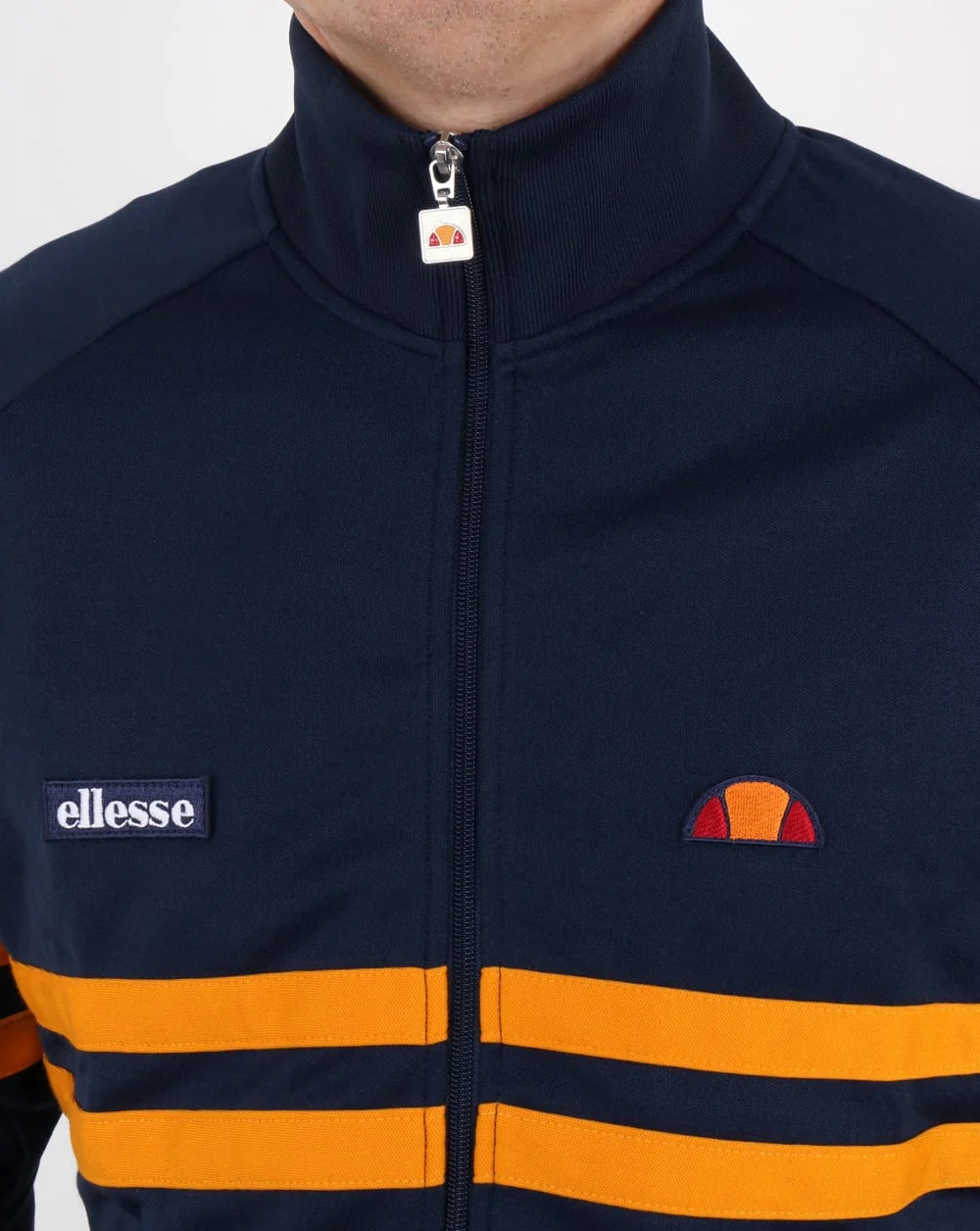 Ellesse Rimini Track Top Navy/Orange - Image 2