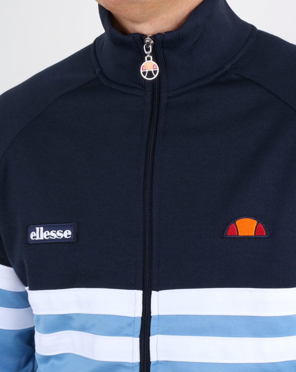 Ellesse Rimini Track Top Navy/ Steel Blue - Image 2