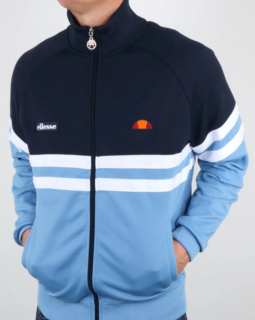 Ellesse Rimini Track Top Navy/ Steel Blue - Image 3