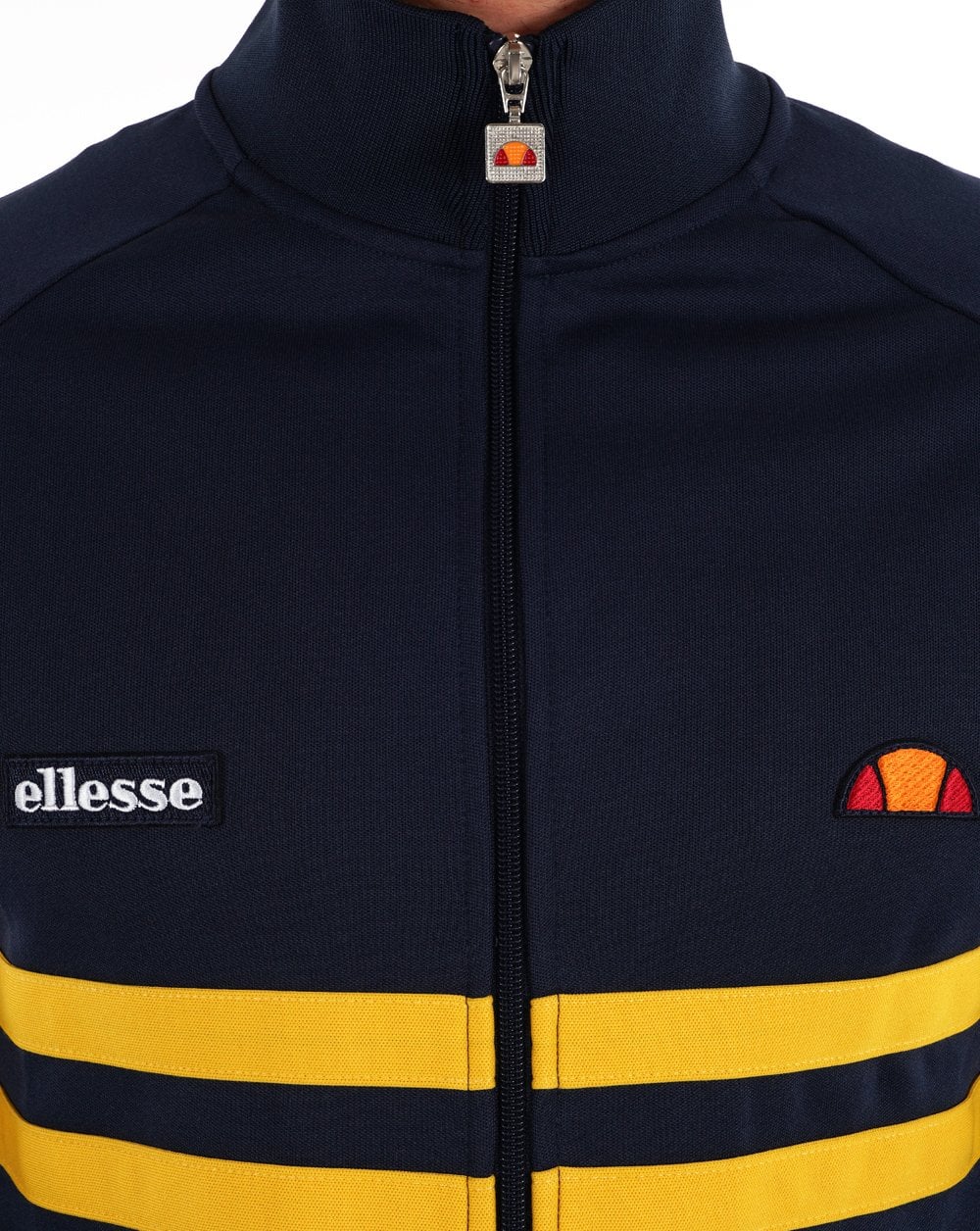 Ellesse Rimini Track Top Navy/Yellow - Image 2