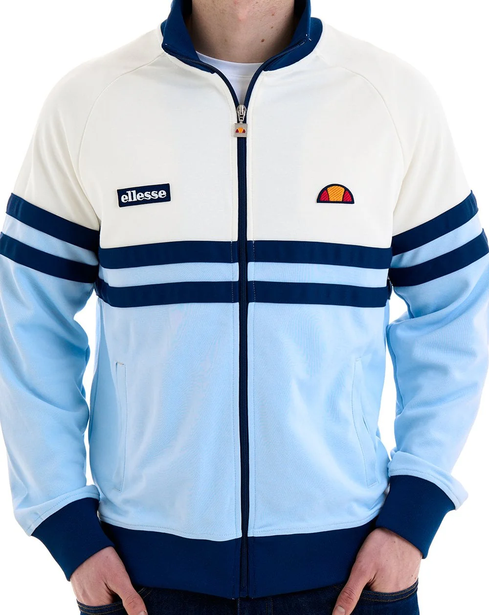 Ellesse Rimini Track Top Off White Sky - Image 4