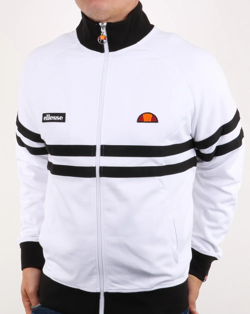 Ellesse Rimini Track Top White/black - Image 3