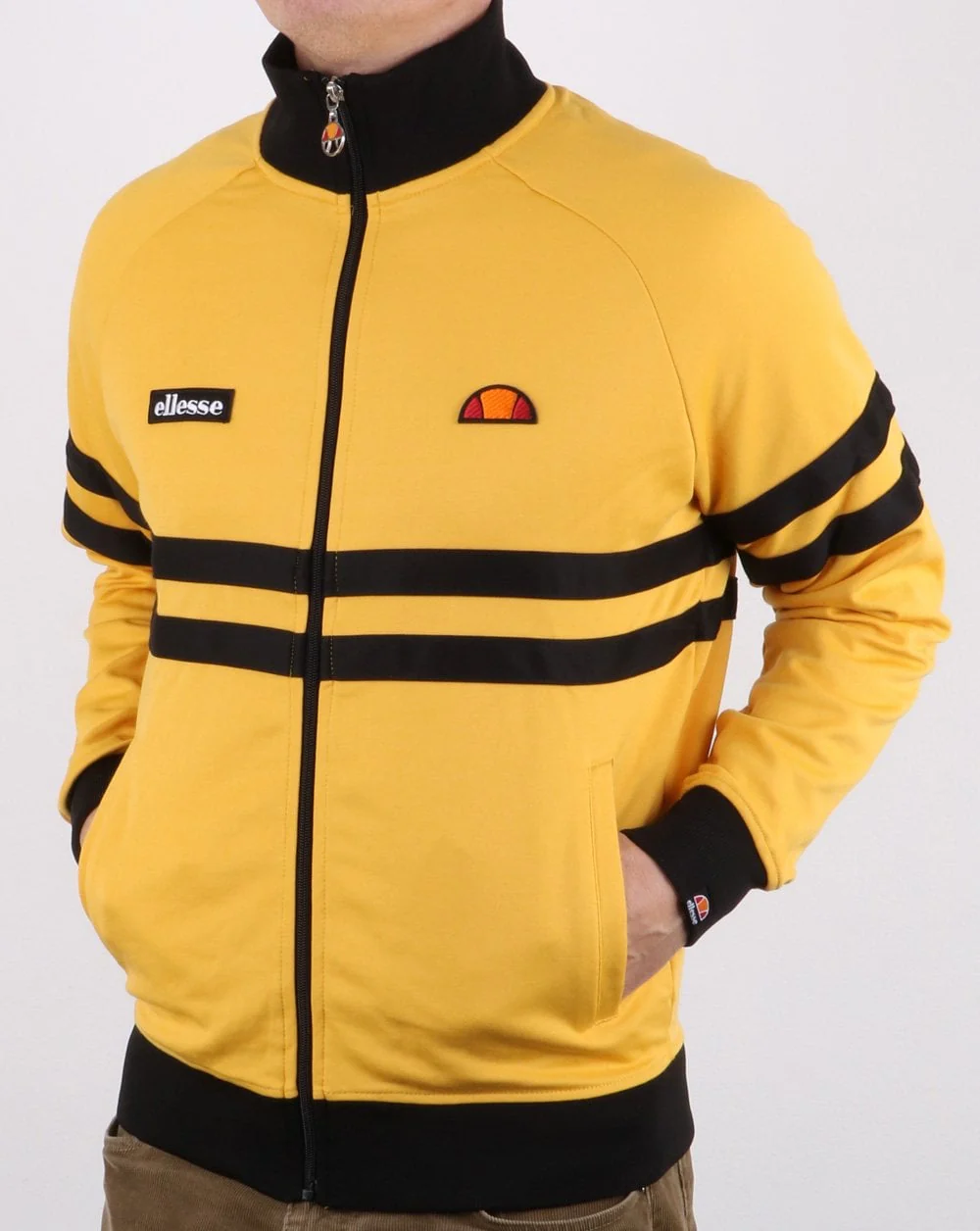Ellesse Rimini Track Top Yellow/black - Image 3