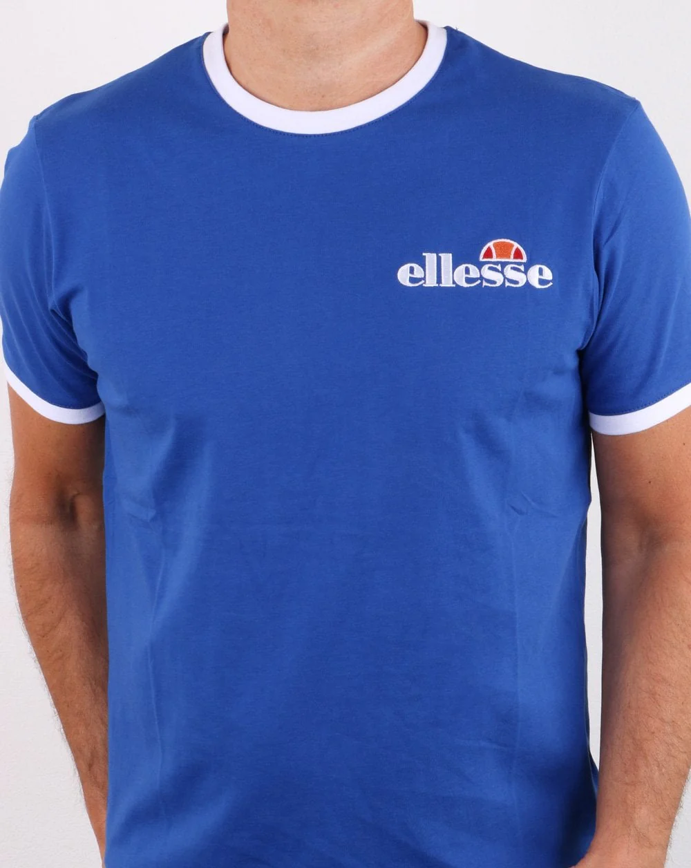 Ellesse Ringer T Shirt Blue - Image 4