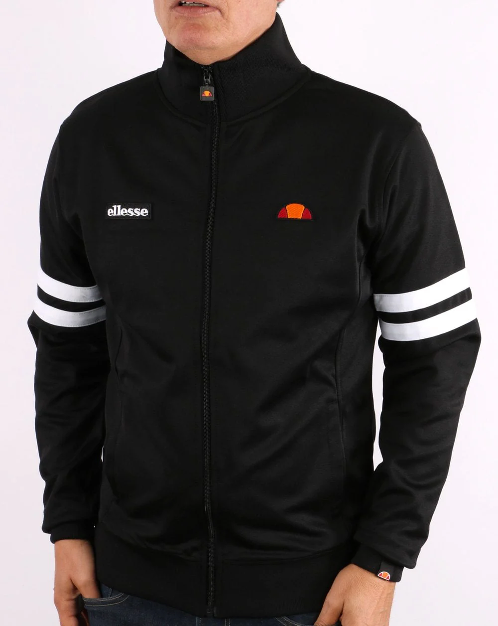 Ellesse Roma Track Top Black/White