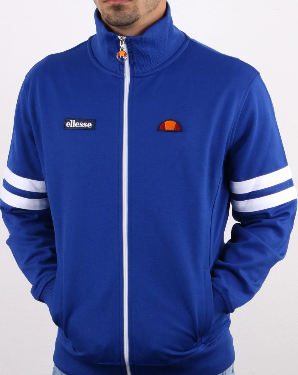 Ellesse Roma Track Top Blue/White - Image 4