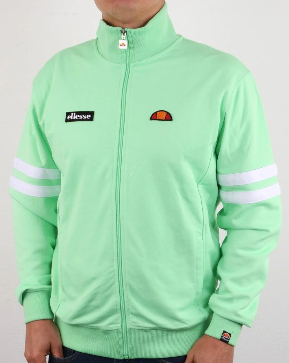 Ellesse Roma Track Top Pastel Green - Image 3