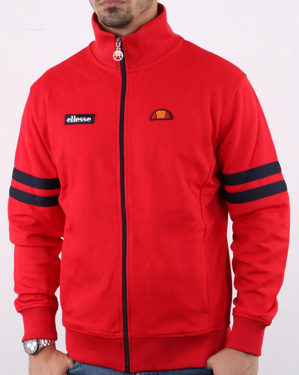 Ellesse Roma Track Top Red/Navy