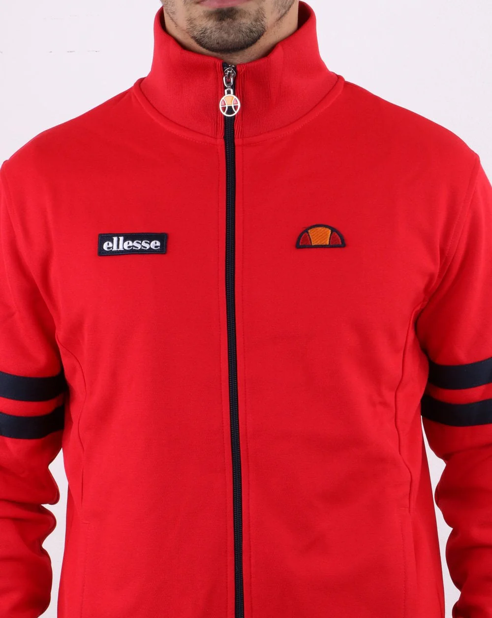 Ellesse Roma Track Top Red/Navy - Image 4