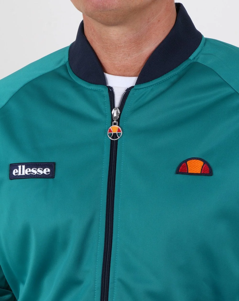 Ellesse Romeo Track Top Fanfair Green/navy - Image 4